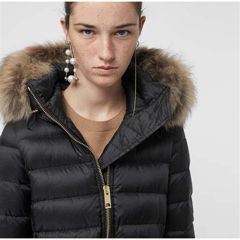 burberry coat with fur hood|Burberry coat size 52.